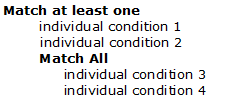 Match at least one configuration graphic