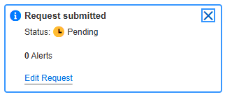 Multiple Shifts Per Day Auction - Request Submitted