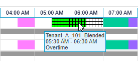 Personal Graphical Schedule - View Shift Event Details